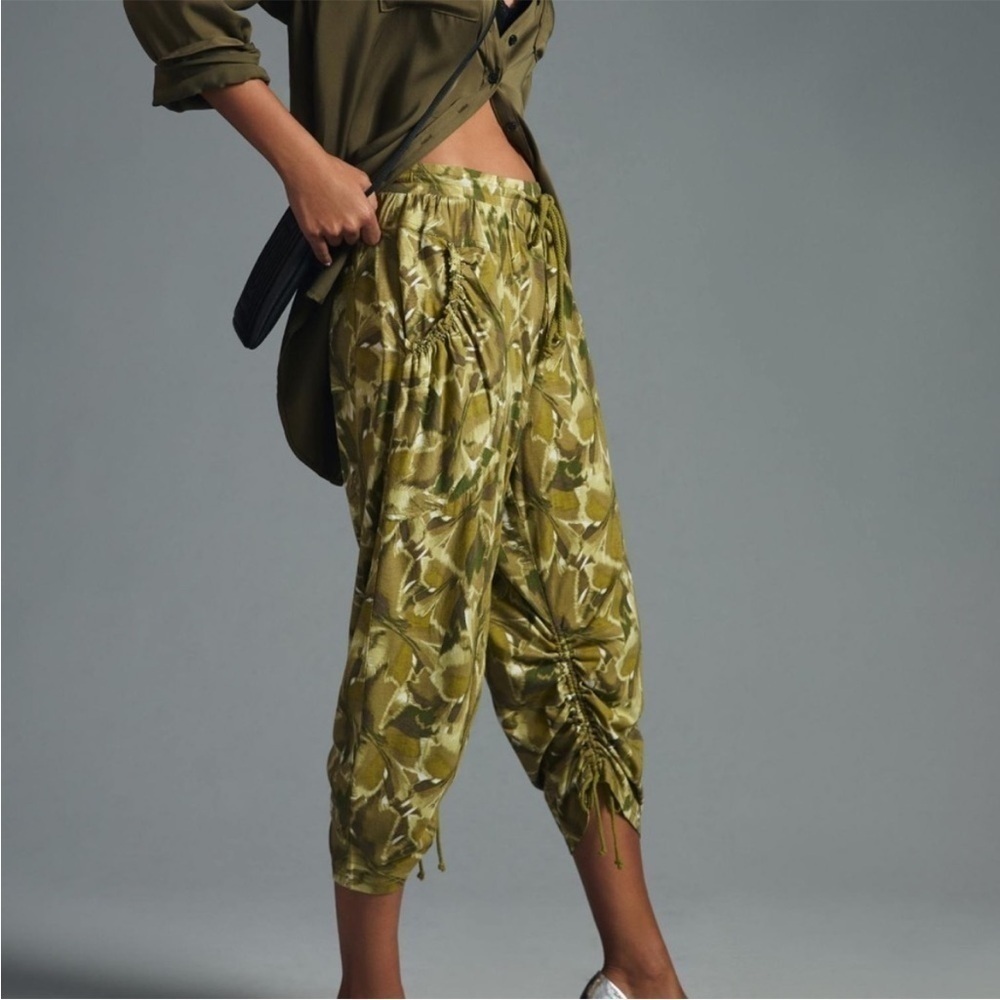 NWT Anthropologie Daily Ritual Arid Crop Pants Size XXS - Picture 2 of 14
